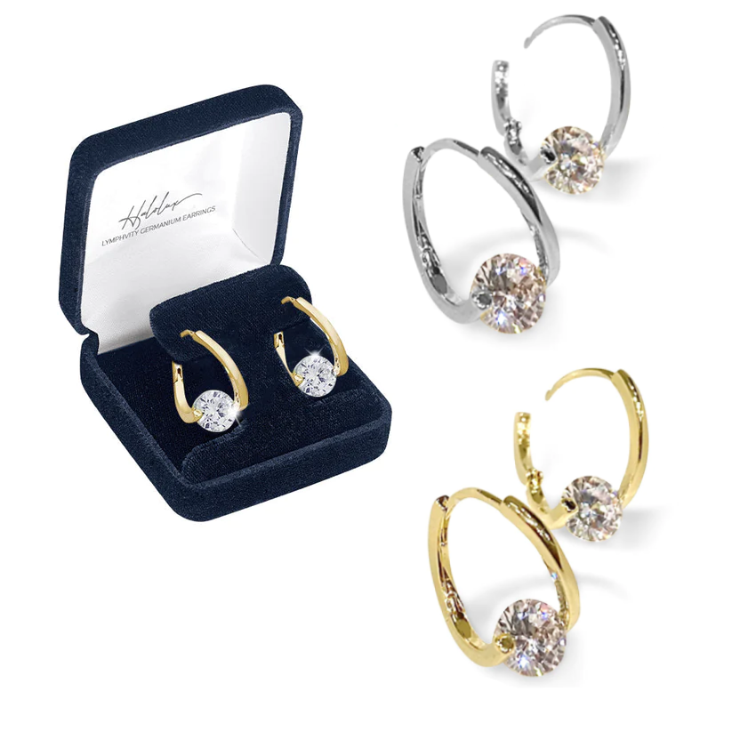 🔥LAST DAY SALE-80% OFF) PureFloria™ Lymphvity MagneTherapy Germanium Earrings