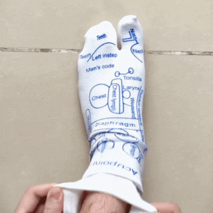 Instant Pain Relief! SoleRevify™ Reflexology Socks with Amber Massage Stick (Doctor-Recommended)
