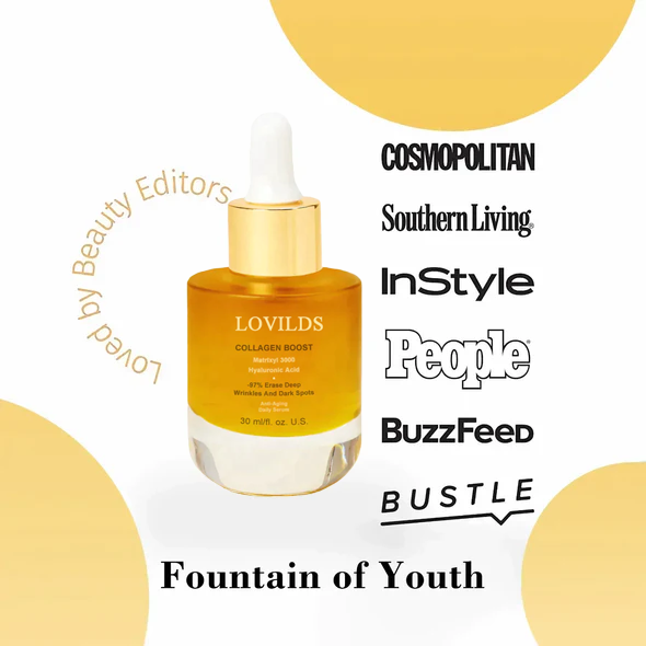 (Summer Hot Sale☀️Save up to 80%!)LOVILDS™ Advanced Collagen Boost Anti Aging Serum