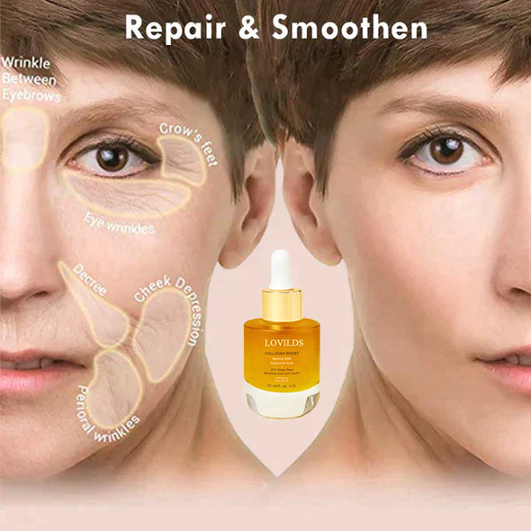 (Summer Hot Sale☀️Save up to 80%!)LOVILDS™ Advanced Collagen Boost Anti Aging Serum