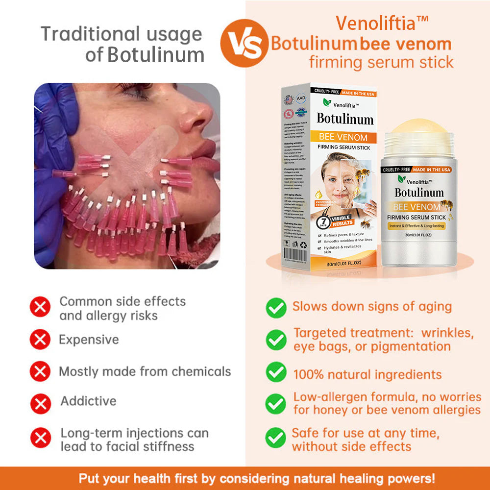 Made and Shipped from USA✨Venoliftia™ Botulinum Bee Venom Firming Serum Stick(🔥LAST DAY 70% OFF)💄