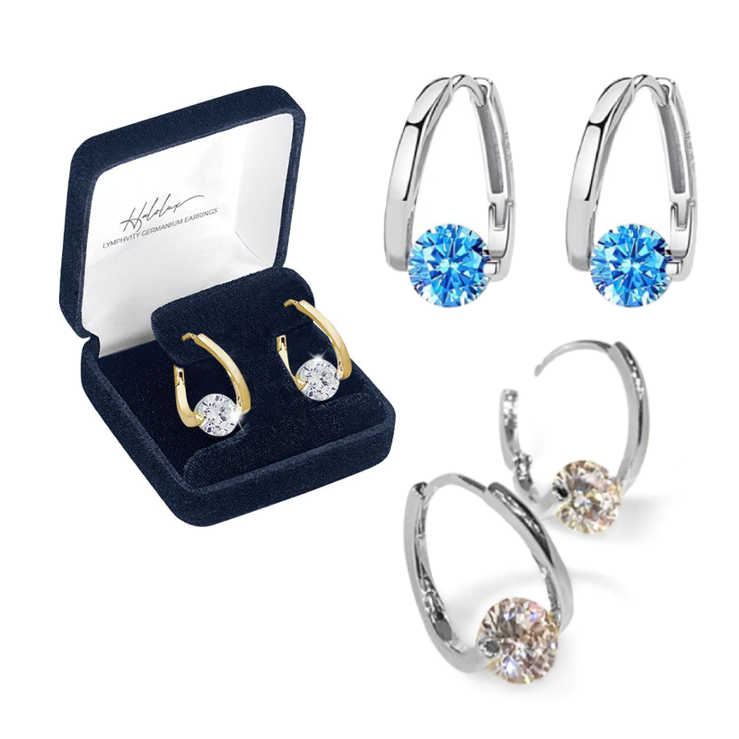 🔥LAST DAY SALE-80% OFF) PureFloria™ Lymphvity MagneTherapy Germanium Earrings
