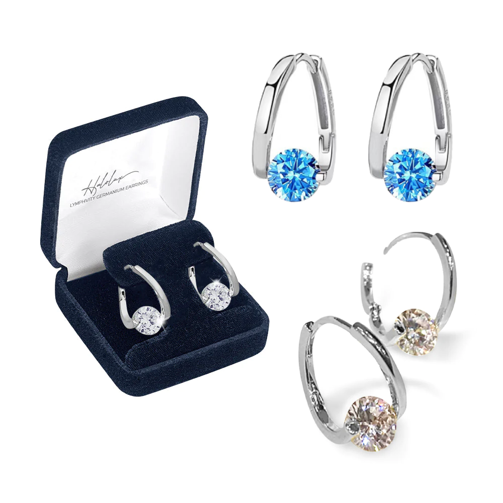 🔥LAST DAY SALE-80% OFF) PureFloria™ Lymphvity MagneTherapy Germanium Earrings