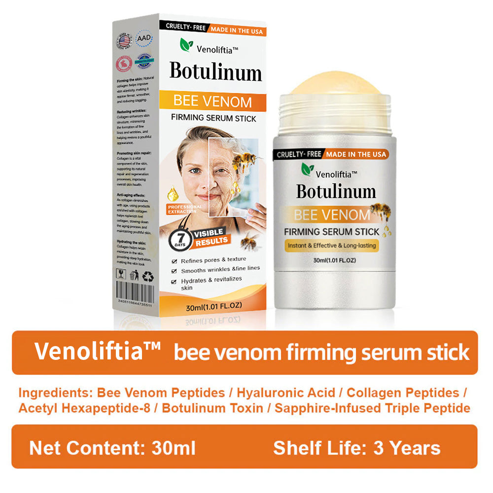 Made and Shipped from USA✨Venoliftia™ Botulinum Bee Venom Firming Serum Stick(🔥LAST DAY 70% OFF)💄