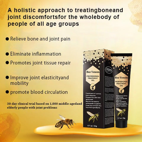 🐝MOONBIFFY™ New Zealand Bee Venom Joint Relief Gel(New Zealand Bee Extract - Specializes in the treatment of orthopedic conditions and arthritic pain)