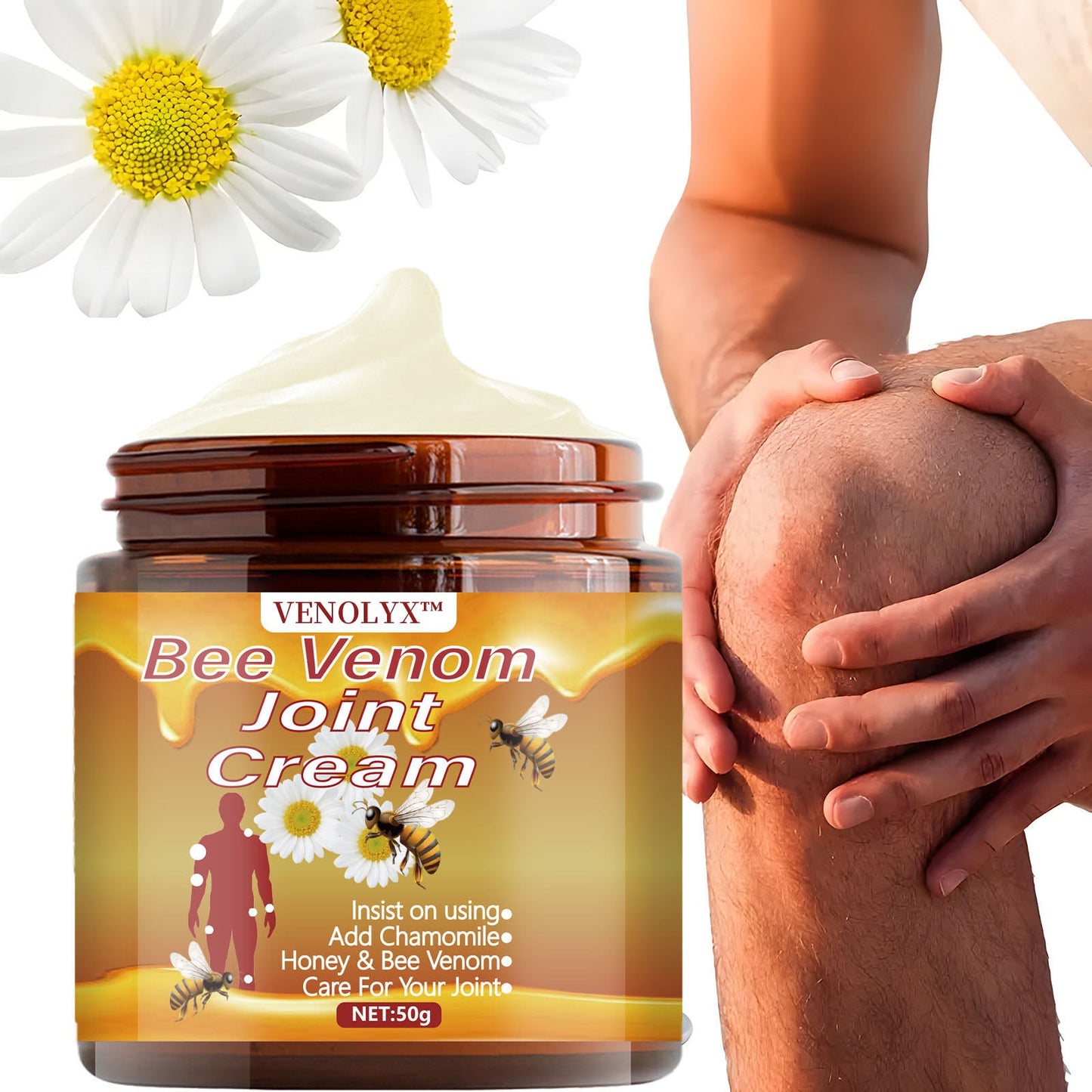 VENOLYX™ Bee Venom Rapid Therapy Joint Cream|Deep Penetration for Joint Repair