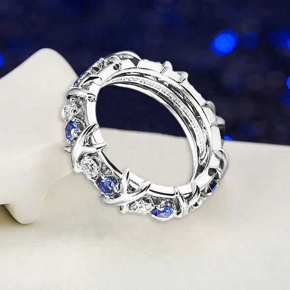 (🔥 Limited time discount 🔥 last day) QIAWI™ Magnetology Moissanite Lymphvity Diamond Ring