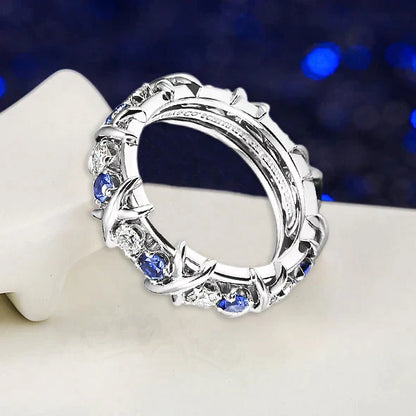 (🔥 Limited time discount 🔥 last day) QIAWI™ Magnetology Moissanite Lymphvity Diamond Ring