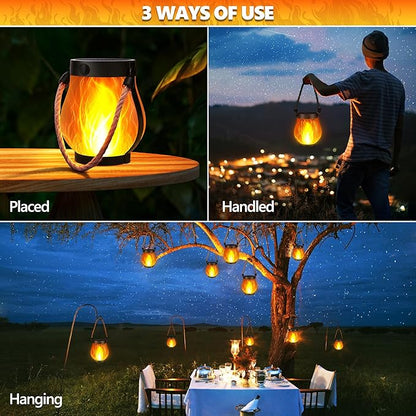 🔥Last Day Promotion 50% OFF🔥Dancing flame Solar Lantern Outdoor Lights