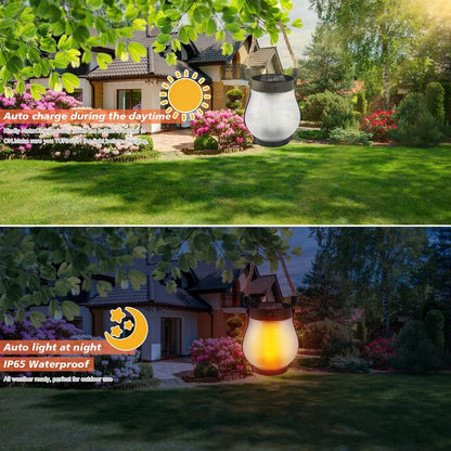 🔥Last Day Promotion 50% OFF🔥Dancing flame Solar Lantern Outdoor Lights