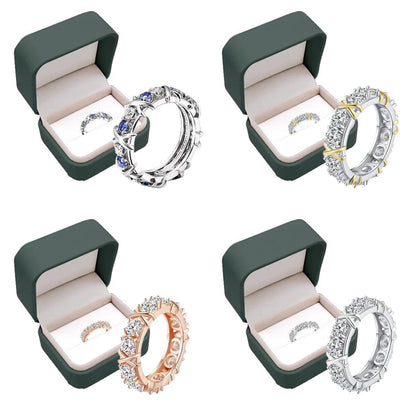 (🔥 Limited time discount 🔥 last day) QIAWI™ Magnetology Moissanite Lymphvity Diamond Ring