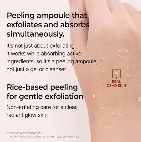 Peel Shot Glow Rice Ampoule Duo - Serums for Brightening, Exfoliating, and Moisturizing