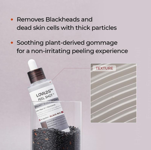 Peel Shot Glow Rice Ampoule Duo - Serums for Brightening, Exfoliating, and Moisturizing