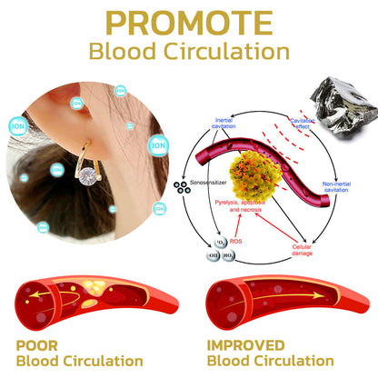 🔥LAST DAY SALE-80% OFF)  PureFloria™ Lymphvity MagneTherapy Germanium Earrings