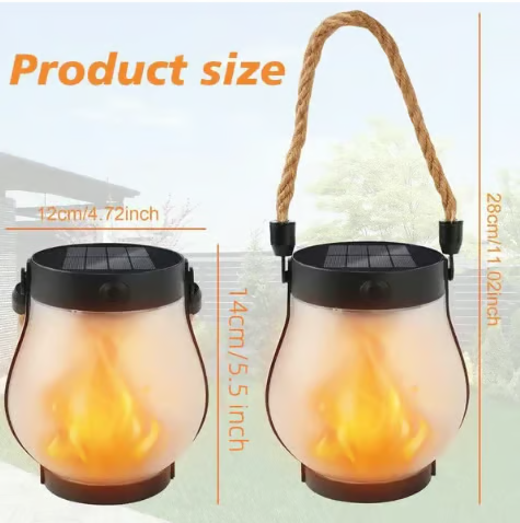 🔥Last Day Promotion 50% OFF🔥Dancing flame Solar Lantern Outdoor Lights